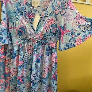 Lilly Pulitzer minka skirted romper small NWT BAHAMAS BEACHCOMBER
